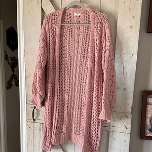Umgee Open-Knit Women's Sweater